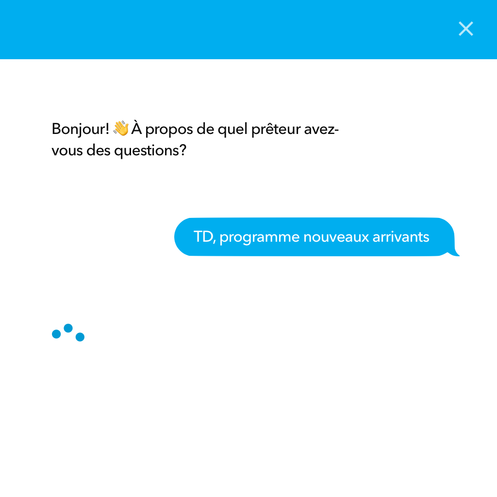 Capture d'écran XpressTaux - Agent IA qui répond aux questions des courtiers